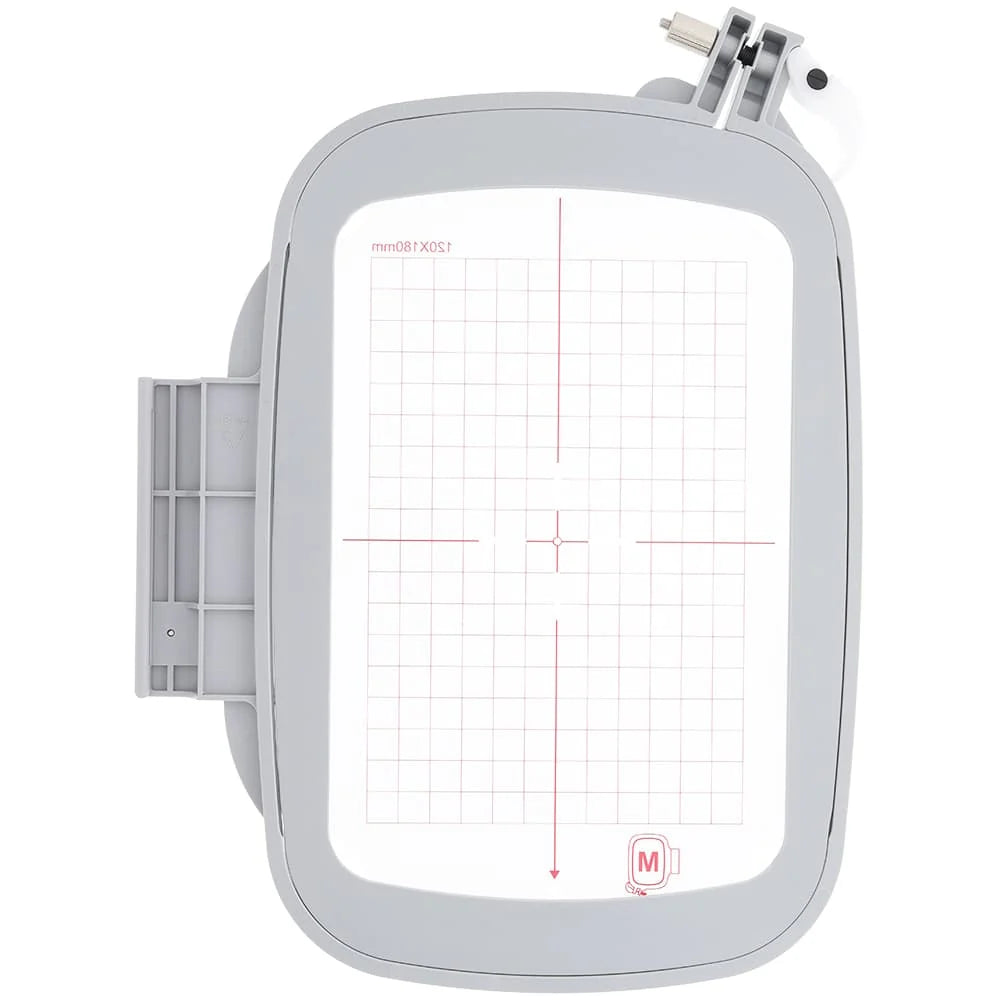 EverSewn CHAY025000 120 x 180 mm embroidery hoop reverse view and mounting bracket