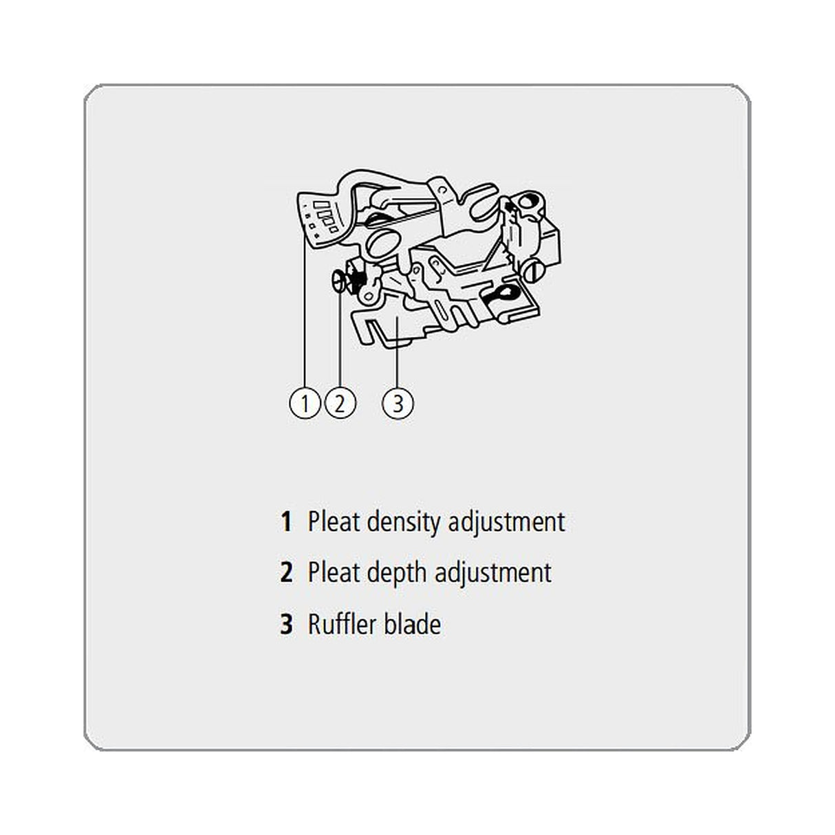 BERNINA Ruffler Attachment (Old Style Models) || #P60330