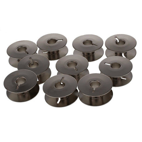 Class L Metal Rotary Bobbins (10-Pack) for Baby Lock, Brother & More | #55623S