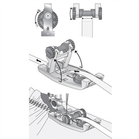 PFAFF Elastic Foot for IDT System (Groups B-K) | #820545-096