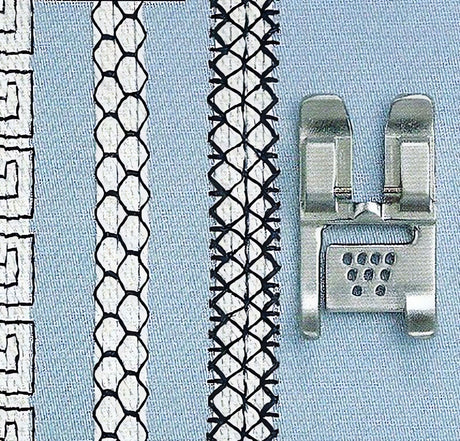 PFAFF 7/9-Hole Cord Foot (IDT System) for Groups B-L | #820608096