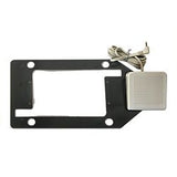 Remote thread cutter switch #858418008 with mounting plate and attached cord; large foot controller sold separately