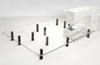 Illustrative Sew Steady Giant table for listed BERNINA machines; opening varies. Machine and optional drawer excluded.