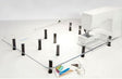 Illustrative Sew Steady Giant table for listed PFAFF machines; opening varies. Machine and optional drawer excluded.