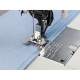 PFAFF Seam Guide Foot for IDT System in action