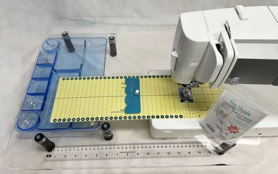 Representative Sew Steady Wish 2.0 table for listed bernette machines. Opening varies; sewing machine and loose notions excluded.