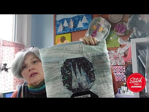 Janome Even Feed Walking Foot with Quilting Guide - how to use (official Janome demo)