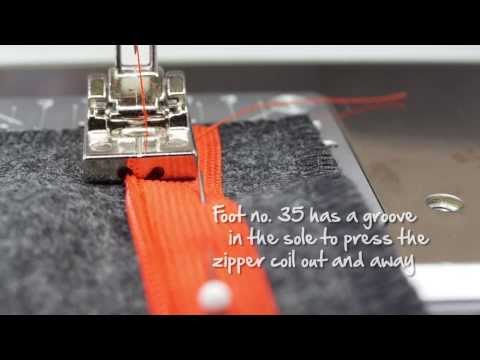 BERNINA Invisible Zipper Foot #35 || #306537000