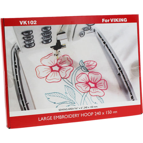 HUSQVARNA VIKING Large Embroidery Hoop 240mm x 150mm (9.6" x 6") for Husqvarna Viking Designer Series || #412527102